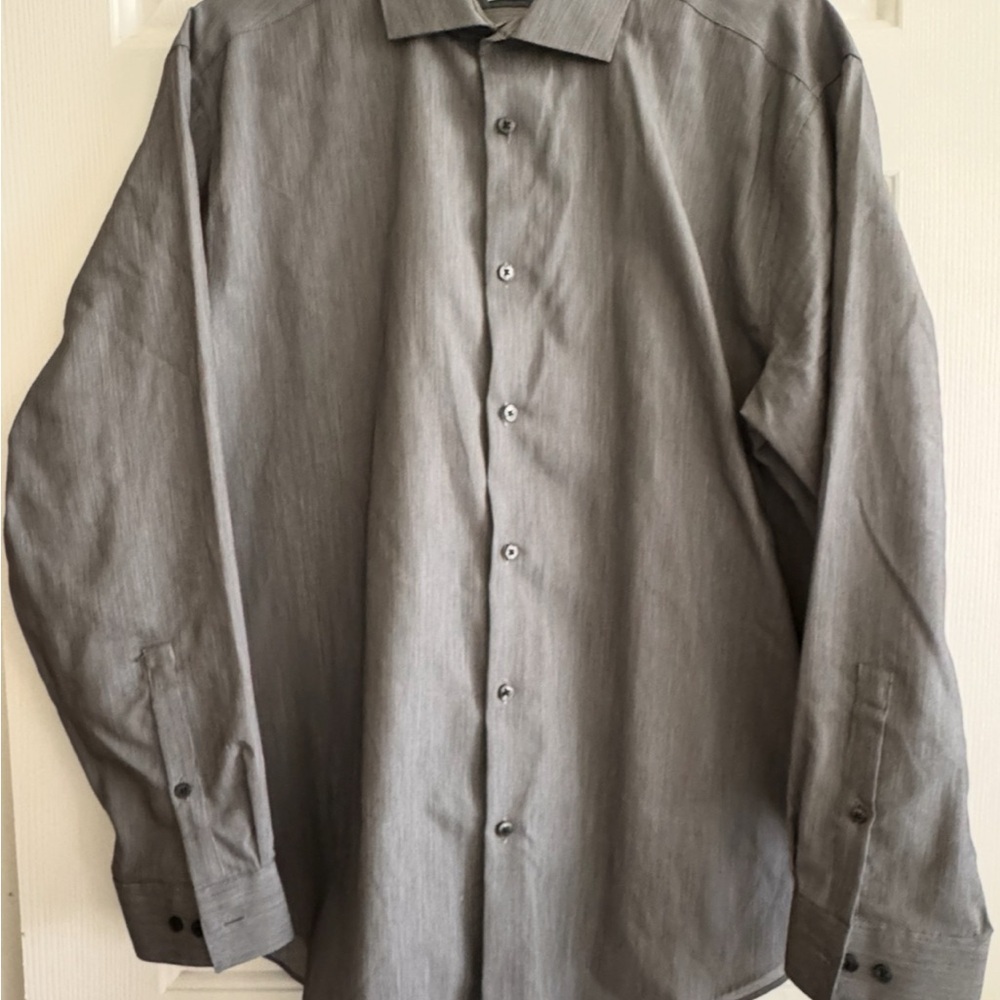 Calvin Klein Charcoal Striped Shirt
